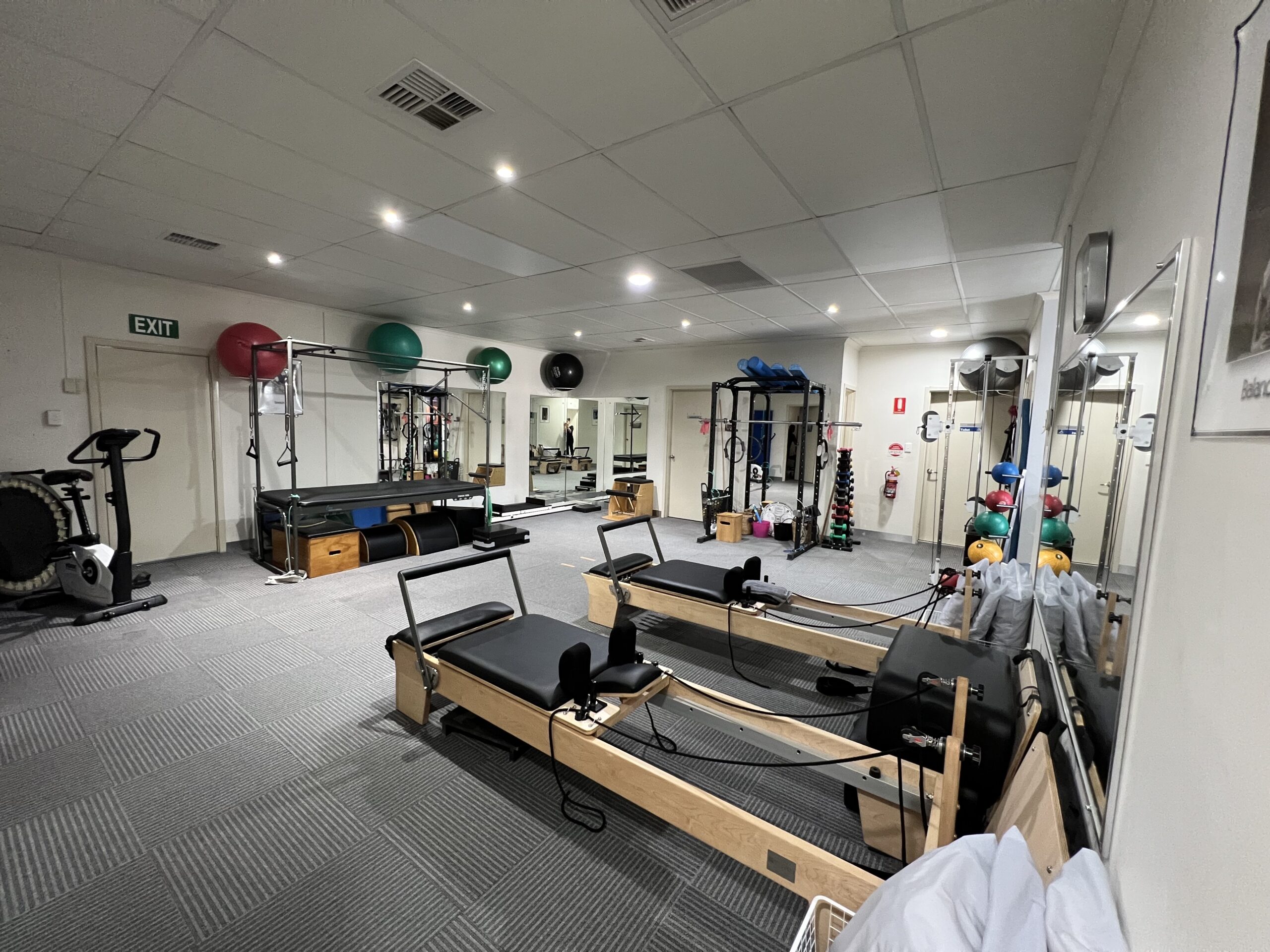 We offer a variety of equipment for use during classes, or your physio consult.