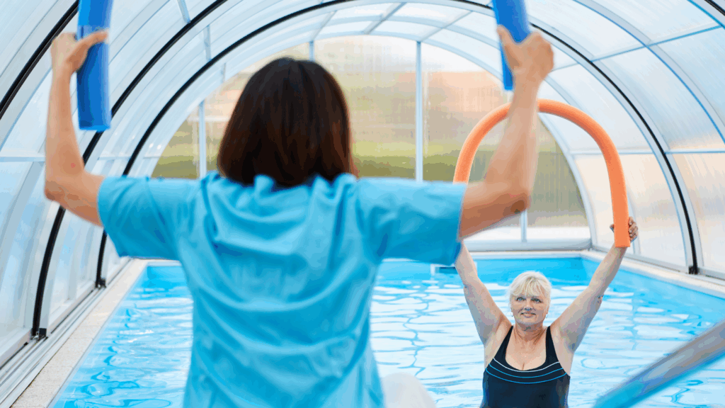 hydrotherapy session
